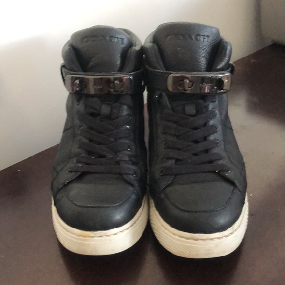 Black coach high tops - Picture 2 of 9